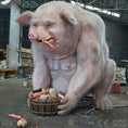 Cargar la imagen en la vista de la galería, MCSDINO Bespoke Animatronics Giant Pig Prop Animatronic Pigman Escape Room-FM011
