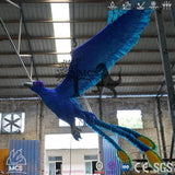 MCSDINO Bespoke Animatronics Movable Blue Phoenix Animatronic Fawkes Statue For Sale-FM008