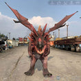 Bild in Galerie-Betrachter laden, MCSDINO Creature Suits Adult Medieval Fire-breathing Red Dragon Costume
