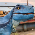 Load image into Gallery viewer, MCSDINO Creature Suits Best Party Rental Raptor Blue Costume-DCRP709
