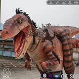 MCSDINO Creature Suits Dino Fluff Feathered Deinonychus Costume-DCRP711