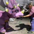 Carica l'immagine nel visualizzatore della galleria, MCSDINO Creature Suits Dinosaur Ride-On Triceratops Costume For Adult-DCTR205
