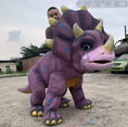 Carica l'immagine nel visualizzatore della galleria, MCSDINO Creature Suits Dinosaur Ride-On Triceratops Costume For Adult-DCTR205

