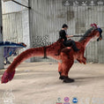 Cargar la imagen en la vista de la galería, MCSDINO Creature Suits Feathered Dinosaur Costume Wrangler Ride On Gigantoraptor-DCGI301
