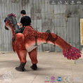 Charger l'image dans la visionneuse de la galerie, MCSDINO Creature Suits Feathered Dinosaur Costume Wrangler Ride On Gigantoraptor-DCGI301

