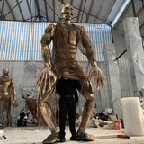 MCSDINO Creature Suits Giant Copper Man Rod Puppet-MCSTC002