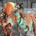 Cargar la imagen en la vista de la galería, MCSDINO Creature Suits Halloween Dinosaur Suit Pachycephalosaur Costume-DCPA300
