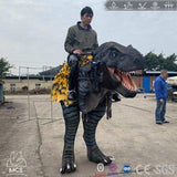 MCSDINO Creature Suits Lifelike Dinosaur Rider Costume T-Rex hunter