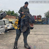 MCSDINO Creature Suits Lifelike Dinosaur Rider Costume T-Rex hunter