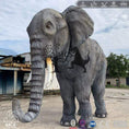 Cargar la imagen en la vista de la galería, MCSDINO Creature Suits Provide Customized Services. Made to order 4-5 weeks production Realistic Walking Elephant Costume-DCEP003
