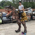 Bild in Galerie-Betrachter laden, MCSDINO Creature Suits Realistic Ride On Carnotaurus Costume Dino Rider Stilts Suit-DCCA101
