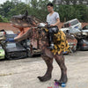 MCSDINO Creature Suits Realistic Ride On Carnotaurus Costume Dino Rider Stilts Suit-DCCA101