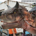 Cargar la imagen en la vista de la galería, MCSDINO Creature Suits Realistic Ride On Carnotaurus Costume Dino Rider Stilts Suit-DCCA101
