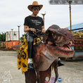 Charger l'image dans la visionneuse de la galerie, MCSDINO Creature Suits Ride On Juvenile Tyrannosaurus 20inches Stilts Costume-DCTR643
