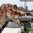 Carica l'immagine nel visualizzatore della galleria, MCSDINO Creature Suits T-Rex Costume Tiger striped Dinosaur Suit-DCTR602
