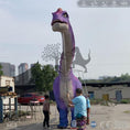 Charger l'image dans la visionneuse de la galerie, MCSDINO Creature Suits Three-Man Wearing Giant Brachiosaurus Costume-DCBR201

