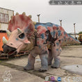 Carica l'immagine nel visualizzatore della galleria, MCSDINO Creature Suits Triceratops Costume Theatre Stage Shows-DCTR208
