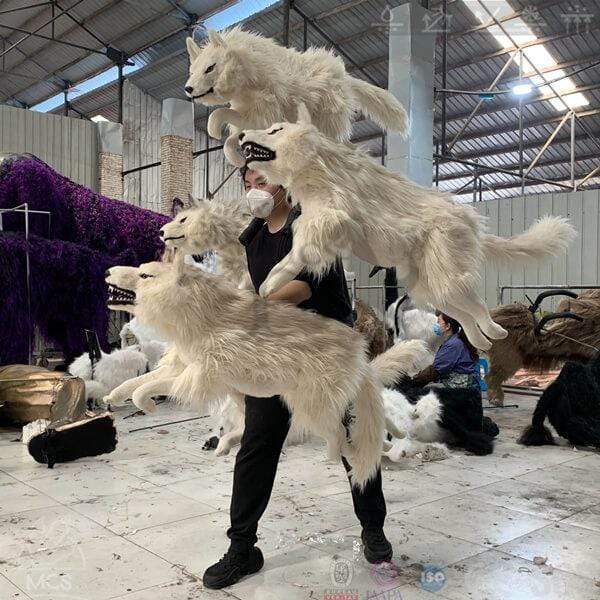 MCSDINO Creature Suits Wolf Puppet For Musical-MCSTC001