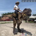 Cargar la imagen en la vista de la galería, MCSDINO Creature Suits Wrangler Ride On T-Rex Stilts Costume Experience Jurassic Riding -DCTR641
