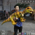 Load image into Gallery viewer, MCSDINO Egg and Puppet Baby Apatosaurus Hand Puppet-BB044
