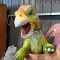Load image into Gallery viewer, MCSDINO Egg and Puppet Baby Parasaurolophus Dinosaur Arm Puppet-BB025
