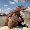 MCSDINO Egg and Puppet Brown-Red Kaiju Hand Puppet-BB070