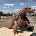 Load image into Gallery viewer, MCSDINO Egg and Puppet Brown-Red Kaiju Hand Puppet-BB070
