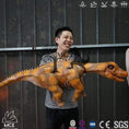 Cargar la imagen en la vista de la galería, MCSDINO Egg and Puppet Diplodocus Hand Puppet Dinosaur Puppet Theatres-BB024
