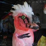 MCSDINO Egg and Puppet Feathered Raptor Puppet In Arms Carry Posture-BB052