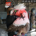 Cargar la imagen en la vista de la galería, MCSDINO Egg and Puppet Feathered Raptor Puppet In Arms Carry Posture-BB052
