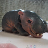 MCSDINO Egg and Puppet Handmade Realistic Hippo Puppet For Sale-BB032