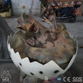 Cargar la imagen en la vista de la galería, MCSDINO Egg and Puppet Hatching Indominus Rex Baby Egg Window Display-BB036
