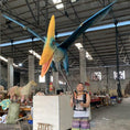 Charger l'image dans la visionneuse de la galerie, MCSDINO Egg and Puppet Provide Customized Services. Made to order 4-5 weeks production Flying Pterodactyl Rod Puppet-BB056
