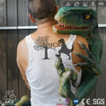Load image into Gallery viewer, MCSDINO Egg and Puppet Raptor Hanging Onto People Hand Puppet-BB022
