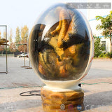 MCSDINO Egg and Puppet Robotic Dinosaur Embryo Statue-BB028