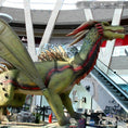 Load image into Gallery viewer, MCSDINO Fantasy And Mystery Animatronic Adult Green Dragon-DRA018
