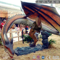 Cargar la imagen en la vista de la galería, MCSDINO Fantasy And Mystery Animatronic Bronze Dragon-DRA014
