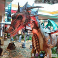 Cargar la imagen en la vista de la galería, MCSDINO Fantasy And Mystery Animatronic Dragon Vermelho Red Dragon-DRA006
