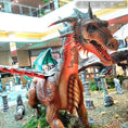 Carica l'immagine nel visualizzatore della galleria, MCSDINO Fantasy And Mystery Animatronic Dragon Vermelho Red Dragon-DRA006

