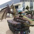 Cargar la imagen en la vista de la galería, MCSDINO Fantasy And Mystery Best Giant Animatronic Guardian Dragon Robot-DRA015
