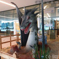 Cargar la imagen en la vista de la galería, MCSDINO Fantasy And Mystery Giant Robotic Fire Dragon Head-DRA001
