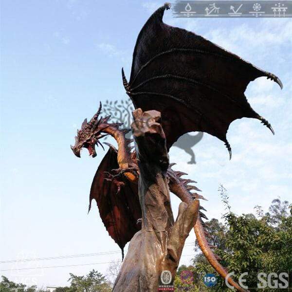MCSDINO Fantasy And Mystery Large Dragon Decorations Medieval Catstle Decor-DRA028