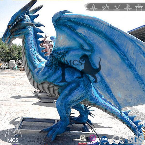 MCSDINO Fantasy And Mystery Robot Dragon Animatronic Wyvern At County Fair-DRA008