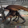 Load image into Gallery viewer, MCSDINO Fantasy And Mystery Robotic Red Eyed Dragon Fire Breathing Monster-DRA029

