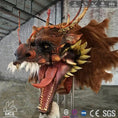 Cargar la imagen en la vista de la galería, MCSDINO Fantasy And Mystery Shen-Lung Head Animatronic Dragons From Chinese Tale-DRA027
