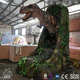 MCSDINO Other Dinosaur Series Animatronic Tyrannosaurus Hide In The Cave Aniamtronic Scene-OTD019