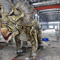 Cargar la imagen en la vista de la galería, MCSDINO Other Dinosaur Series Armored Animatronic Dinosaur Dinosaur Warrior-OTD010
