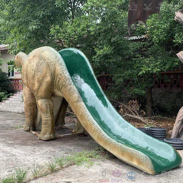 Dinosaur Slide At Amusement Park-OTD007B - Mcsdinosaur