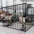 Charger l'image dans la visionneuse de la galerie, MCSDINO Other Dinosaur Series Dinosaurs Raptors Trapped In The Cage-OTD012
