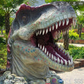 Carica l'immagine nel visualizzatore della galleria, MCSDINO Other Dinosaur Series FRP Dinosaur Head For Taking Photo-OTD002

